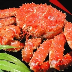 Cua Hoàng Đế Nga Xanh size to (Size 4-5kg)