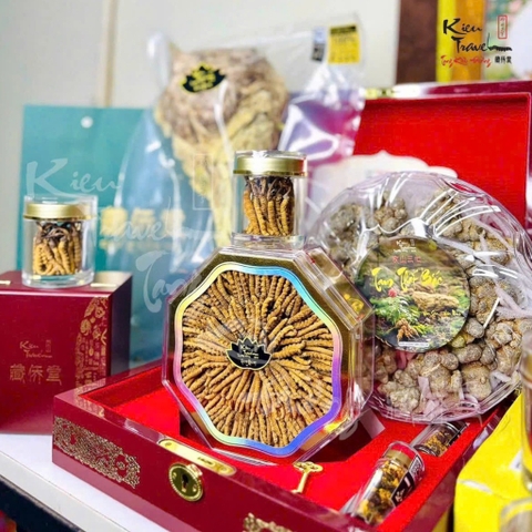 4- Giỏ quà tết- Đông Trùng Hạ Thảo Tây Tạng Nakhuc VIP 40g