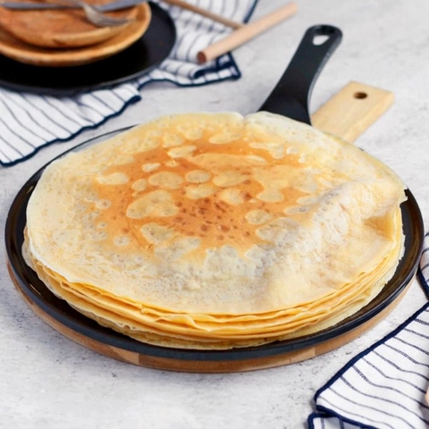 Bánh xếp Crepe Pháp Ăn thịt nguội, đồ Âu, Ăn kèm trứng Cá tầm, bánh xếp blinis, bánh xếp ăn trứng cá, bánh xếp ăn trứng cá caivar, mua bánh xếp blinis