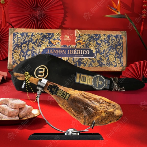 Đùi trước Có Xương 36 tháng 100%  thuần chủng F1 Iberico de Bellota