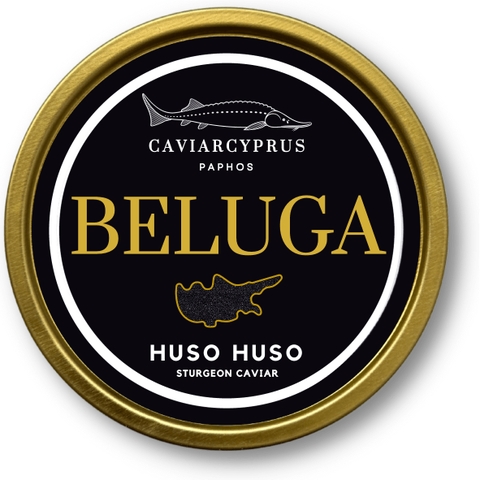 Trứng Cá Tầm Nga Beluga CaviarCyprus Huso Premium