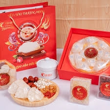 Hộp quà Yến SàoThượng Hạng, 200g Yến sào tinh chế đặc biệt, giỏ quà tết, gio quà tết, quà tặng, quà tết, quà tặng sếp, quà tặng cao cấp, quà tặng vip