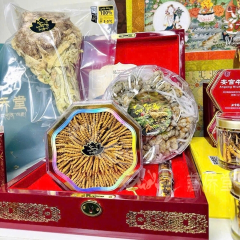 4- Giỏ quà tết- Đông Trùng Hạ Thảo VIP