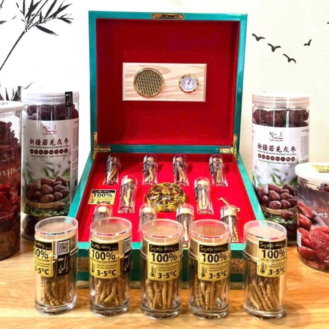 4- Giỏ quà tết- Đông Trùng Hạ Thảo Tây Tạng