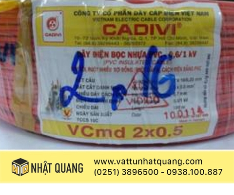 DÂY CÁP ĐIỆN CADIVI 2.16