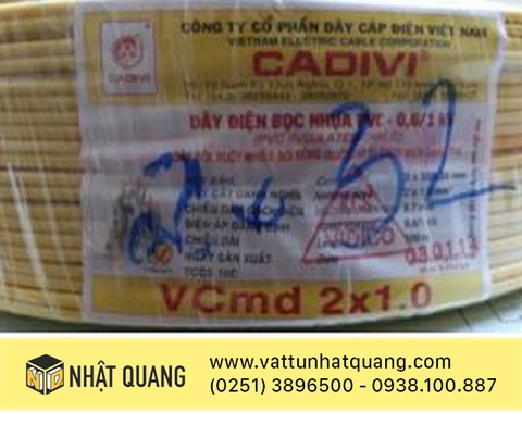 DÂY CÁP ĐIỆN CADIVI 2.32