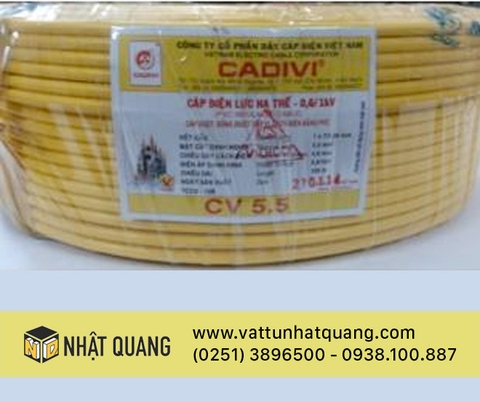 Dây cáp điện cadivi 5.5