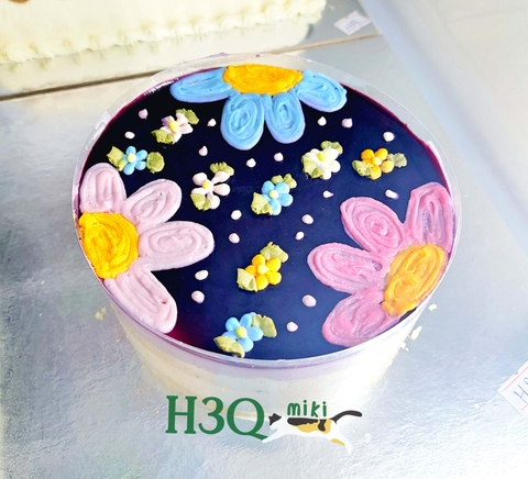 H3Q Miki Blueberry Yogurt 12-Centimeter Mousse (From New Zealand Dairy)