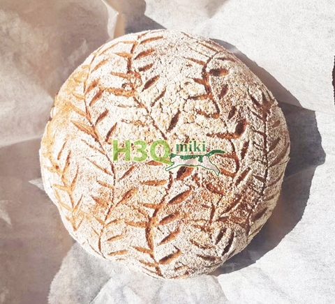 H3Q Miki Whole Wheat Sourdough Bread 680g Round Loaf
