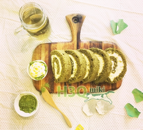 H3Q Miki Japanese Matcha Swiss Roll Cake (From New Zealand Dairy)