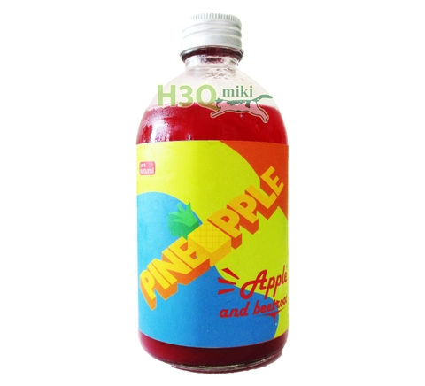 H3Q Miki's 100% Natural Pineapple, Red Apple & Beetroot Juice 330ml Bottle