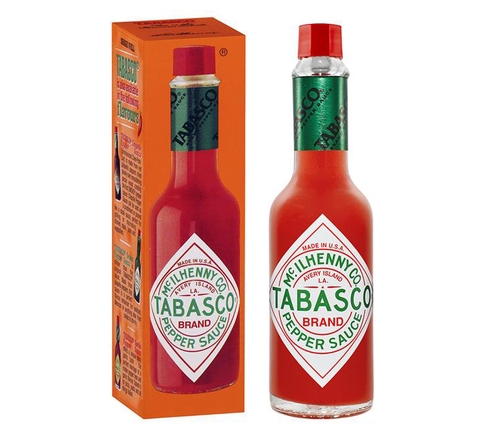 U.S Tabasco® Original Hot Pepper Sauce 60ml Glass Bottle (With Box)
