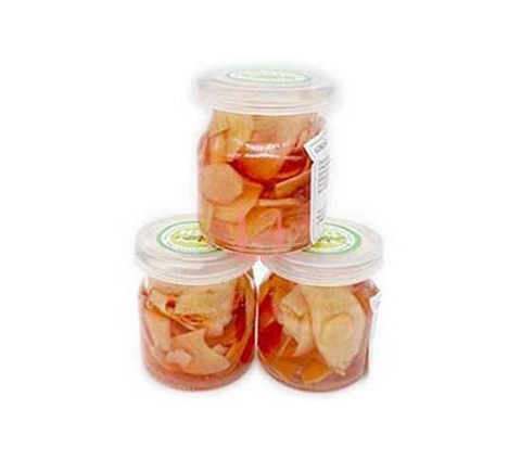 Pickled Ginger With Japanese Pink Vinegar (Gari) 50g Jar (For Sashimi)