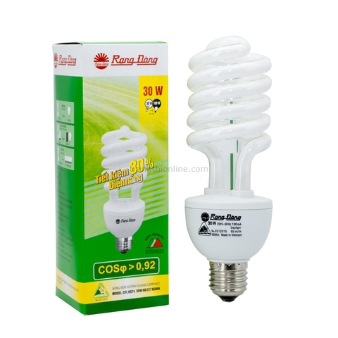 Bóng đèn compact 30W xoắn CFL HST4 30W H8 E27