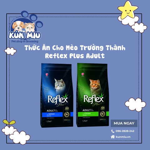 Thức ăn cho mèo trưởng thành Reflex PLUS Adult