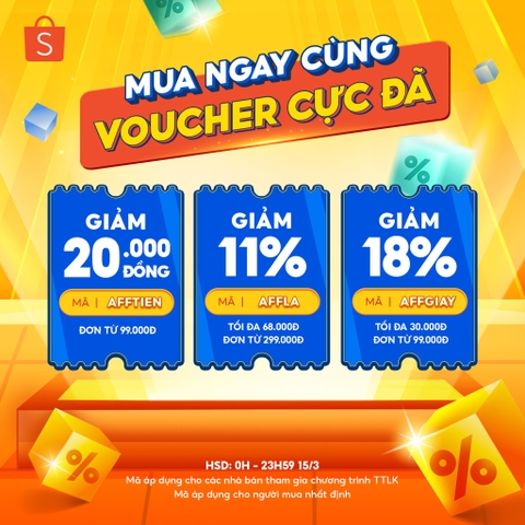 SHOPEE SALE CHẤN ĐỘNG GIỮA THÁNG