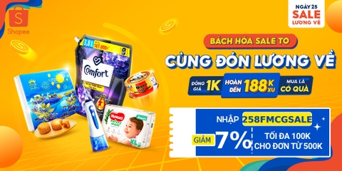 MỪNG LƯƠNG VỀ CÙNG SHOPEE