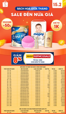 SHOPEE SIÊU SALE 15.2