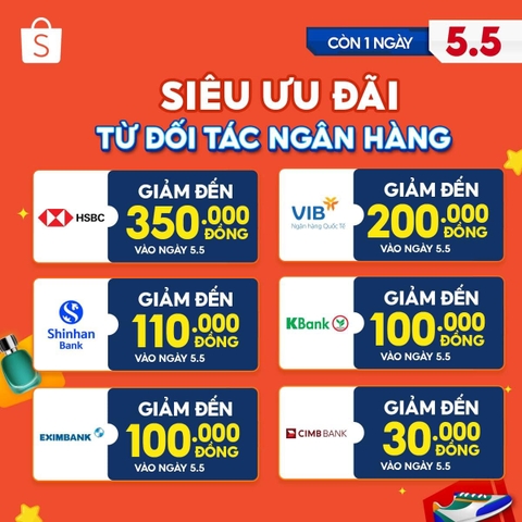 ƯU ĐÃI THANH TOÁN BẠN NÊN BIẾT CHO DỊP 5.5