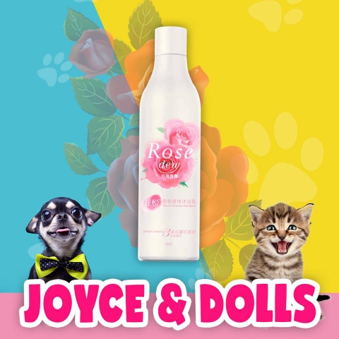 Sữa Tắm Chó Mèo Joyce & Dolls Rose 400ml