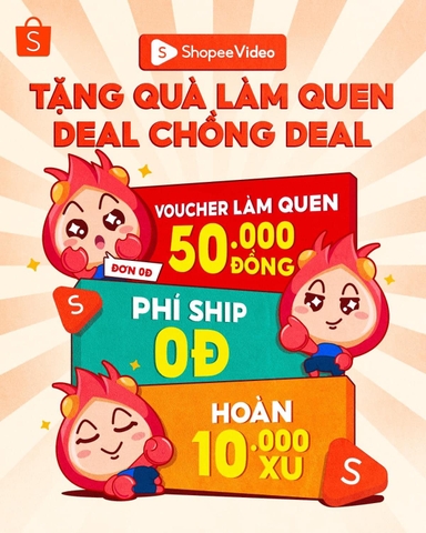 HỐT NGAY VOUCHER VIDEO SHOPEE