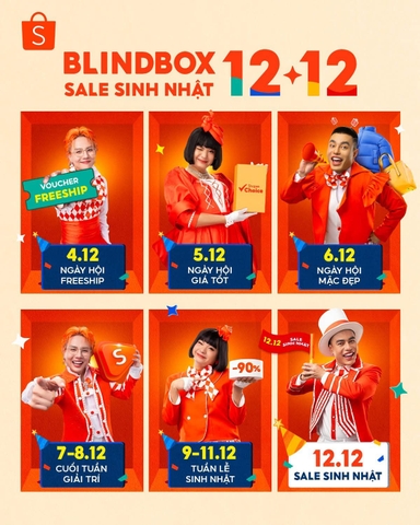 SHOPEE SALE SINH NHẬT 12.12