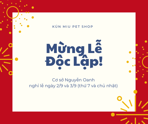 KÚN MIU HỒ CHÍ MINH THÔNG BÁO NGHỈ LỄ 9/2