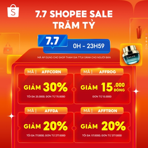 DUY NHẤT 7.7, DEAL HOT NGẬP TRÀN 
