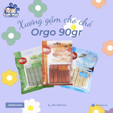 Xương gặm cho chó Orgo 90gr