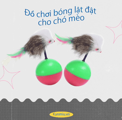 Đồ chơi bóng lật đật cho chó mèo