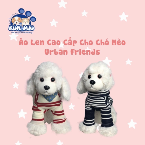 Áo len Urban friends cao cấp cho chó mèo