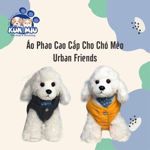 Áo phao Urban friends cao cấp cho chó mèo