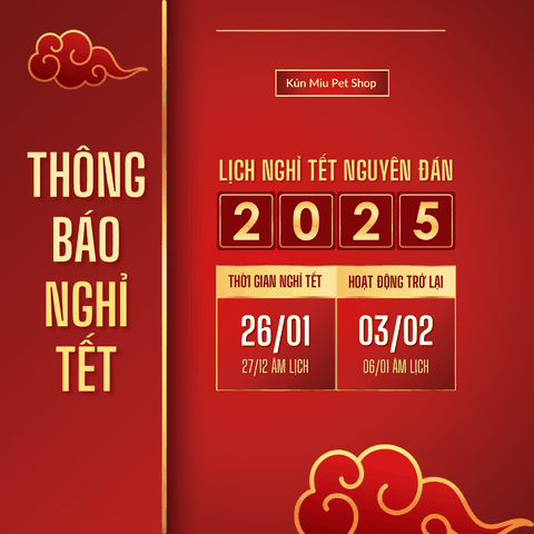 THÔNG BÁO NGHỈ TẾT NGUYÊN ĐÁN 2025