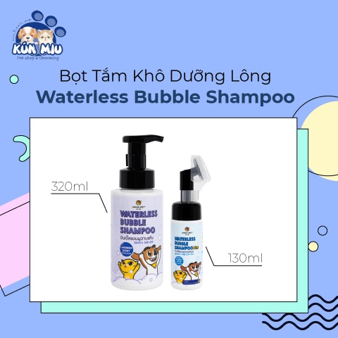 Bọt tắm khô dưỡng lông Waterless Bubble Shampoo
