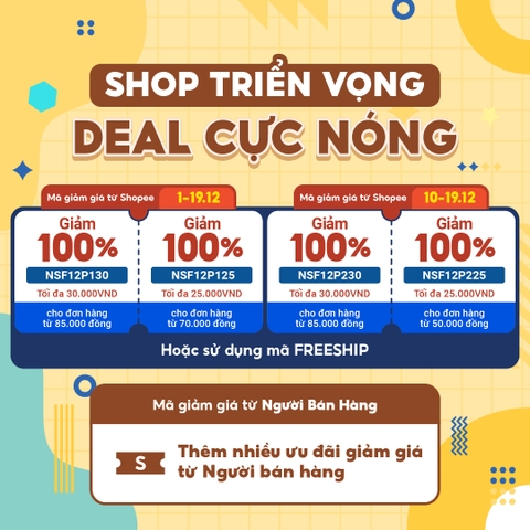 ĐÔNG LẠNH ĐẨY MẠNH DEAL NÓNG CÙNG KÚN MIU X SHOPEE 