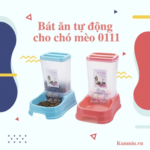 Bát ăn tự động cho chó mèo 0111