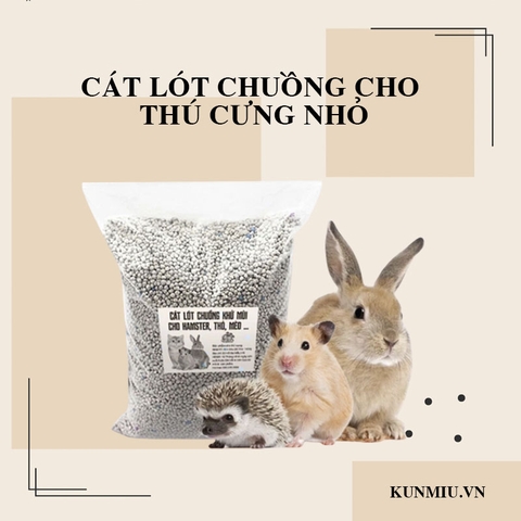 Cát lót chuồng cho thú cưng nhỏ