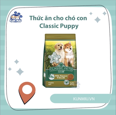 Thức ăn cho chó con Classic Puppy