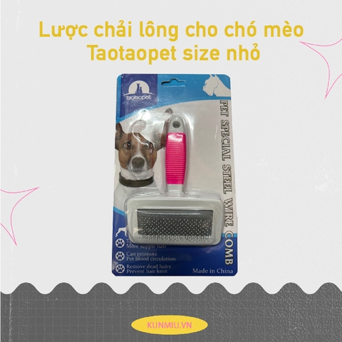 Lược chải lông cho chó mèo Taotaopet size nhỏ