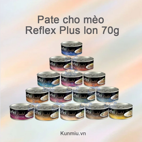 Pate cho mèo Reflex Plus lon 70g