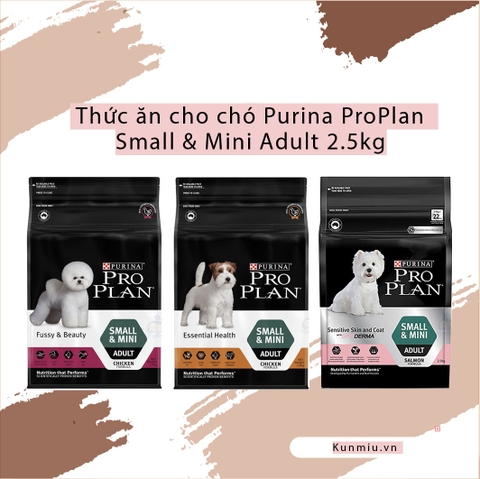 Thức ăn cho chó Purina ProPlan Small & Mini Adult 2.5kg