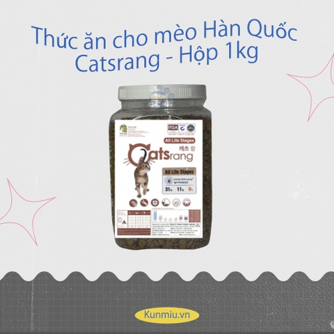 Thức ăn cho mèo Hàn Quốc Catsrang - Hộp 1kg