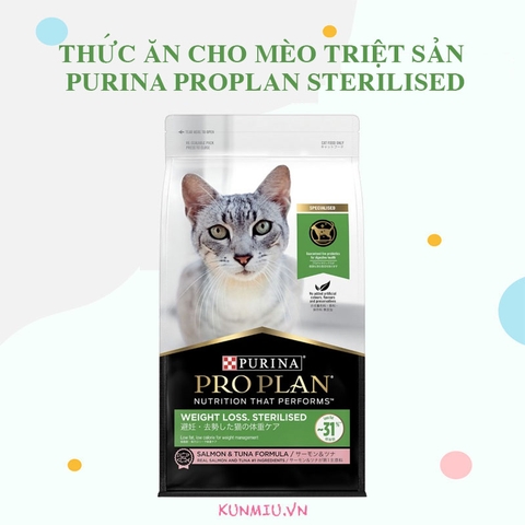 Thức ăn cho mèo triệt sản Purina Proplan Sterilised