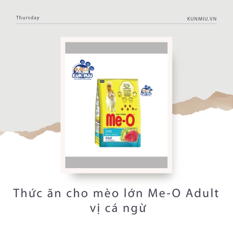 Thức ăn cho mèo lớn Me-O Adult vị cá Ngừ