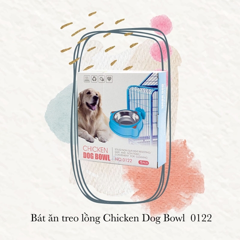 Bát ăn treo lồng Chicken Dog Bowl 0122