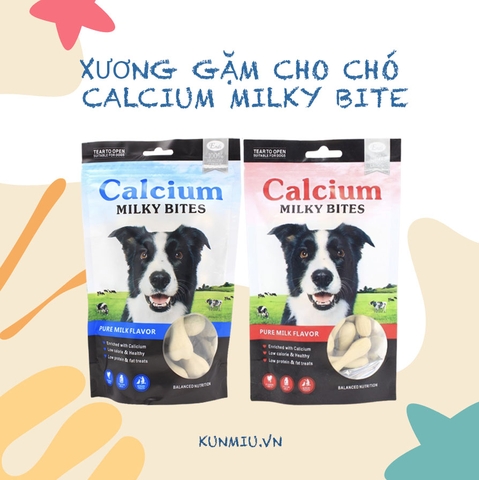 Xương gặm cho chó Calcium Milky Bite