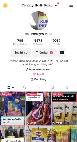 Xem livestream nhận ngàn voucher đỉnh với Kún Miu