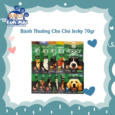 Bánh thưởng cho chó Jerky 70gr