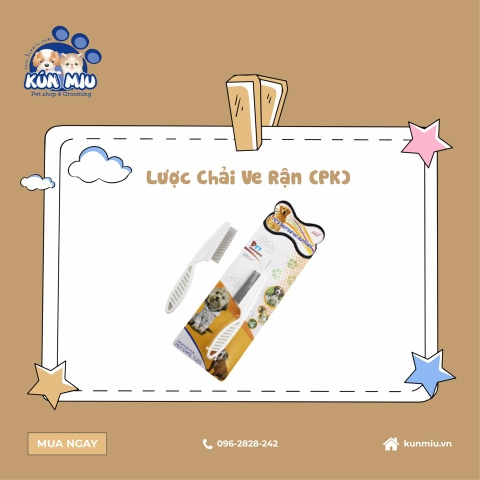 Lược chải ve rận