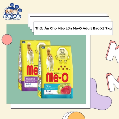 Thức ăn cho mèo lớn Me-O Adult bao xá 7kg